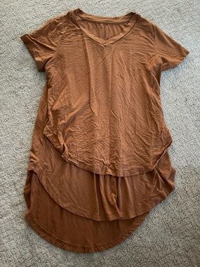Latched mama Brown nursing shirt